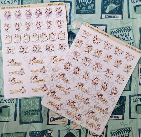 Moth Stickers Moth Stickers